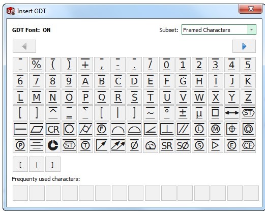 在SOLIDWORKS Inspection中,如何使用插入 CAD 符号和带框字符按钮